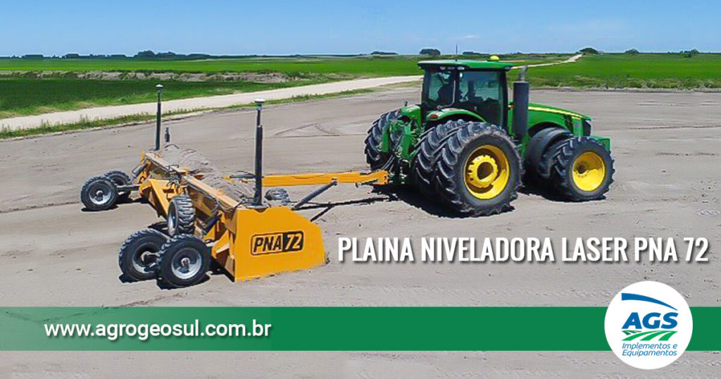 Plaina Niveladora a Laser PNA 72 Agrimec